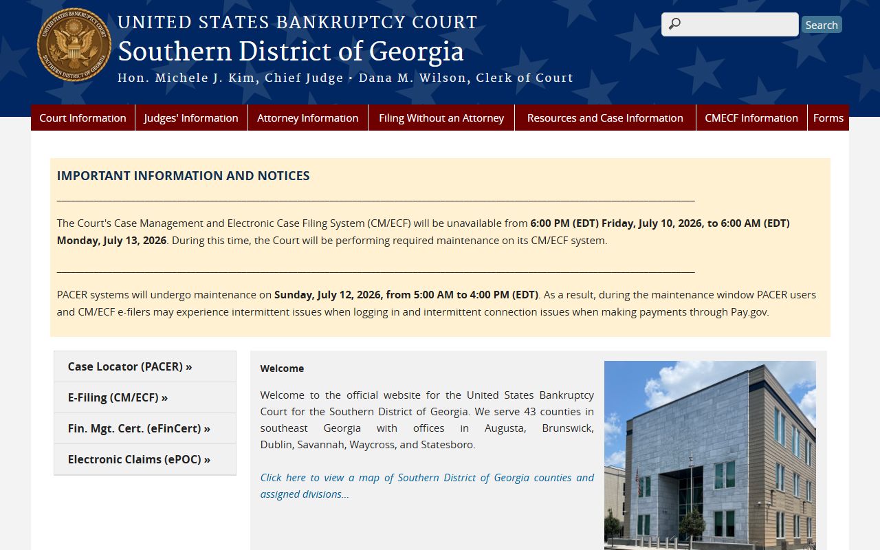 Camden County arrest records and court charges federal court source