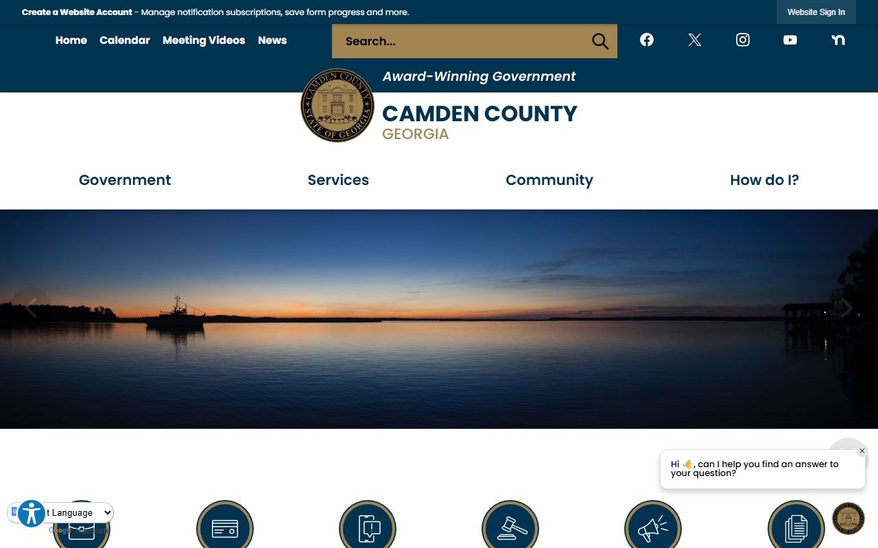 Camden County court records official county homepage