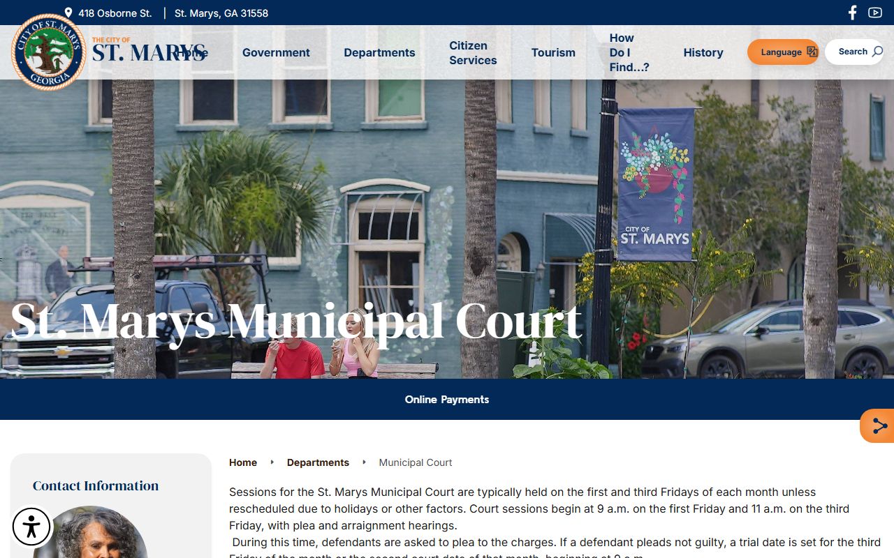 Camden County marriage and divorce records St. Marys Municipal Court example of separate local court records